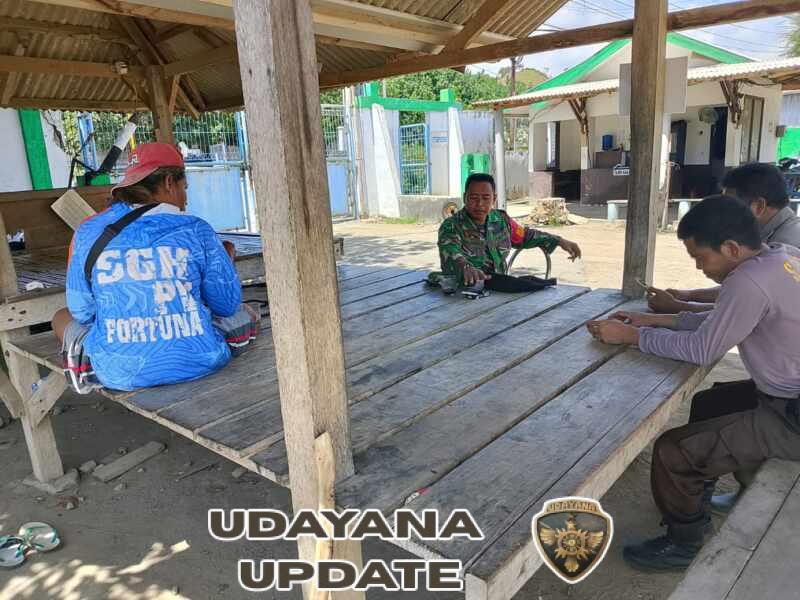 Babinsa Poto Tano Aktif Komsos, Jaga Kondusivitas Wilayah Sumbawa Barat
