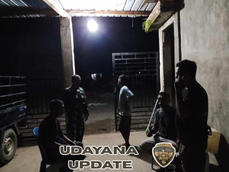 Babinsa Jadi Motor Penggerak Ronda Malam di Dusun Muhajirin