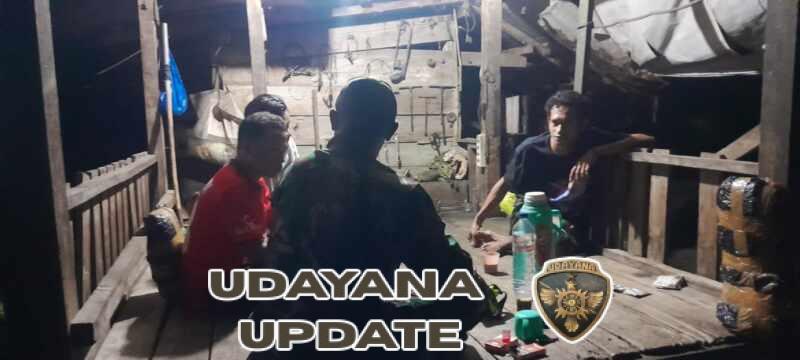 Babinsa Koramil Pekat Aktif Turun Malam, Jaga Keamanan dan Bangun Kedekatan dengan Warga