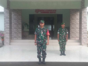 Kasdim 1628/Sumbawa Barat Pimpin Apel Pagi, Tekankan Kesiapan Wasrik dan Disiplin Satuan
