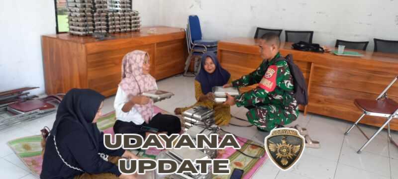 Pendampingan MBG Berjalan Lancar di Desa Batu Putih, Babinsa Pastikan Kegiatan Tertib