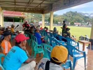 Babinsa Koramil Taliwang Laksanakan Briefing Pengamanan Turnamen Buin Banyu Cup 2026