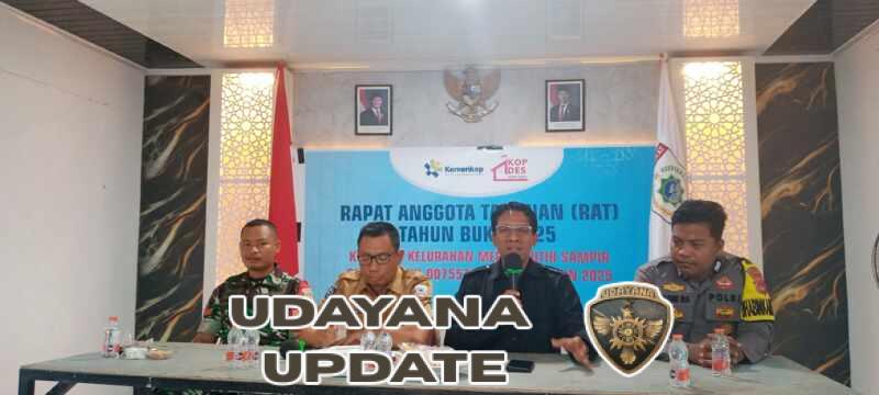 Babinsa Sampir Hadiri RAT Koperasi Merah Putih, Perkuat Sinergi Ekonomi Warga