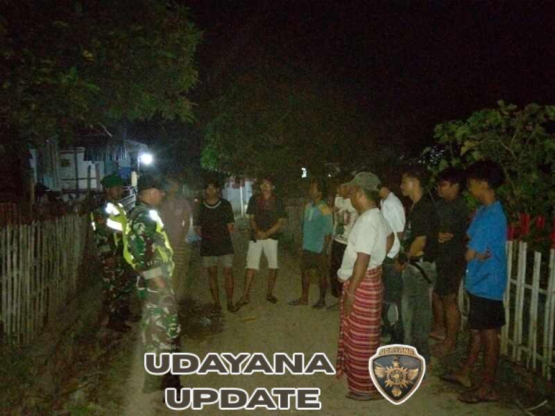 Situasi Wilayah Desa Sari dan Sekitarnya Aman Selama Patroli Malam