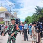 Aksi UNRAS di Parangina Berlangsung Kondusif Berkat Peran Babinsa