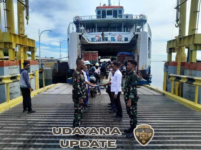 TNI Amankan Aktivitas di Objek Vital Pelabuhan Poto Tano