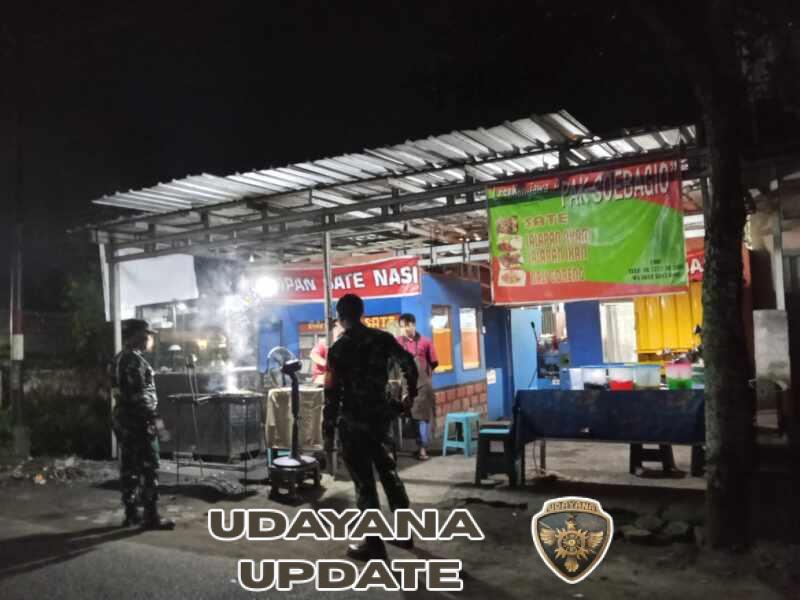 Babinsa Selebung Rembiga Serka Marwi Lakukan Patroli Malam Sisir Wilayah Terpencil