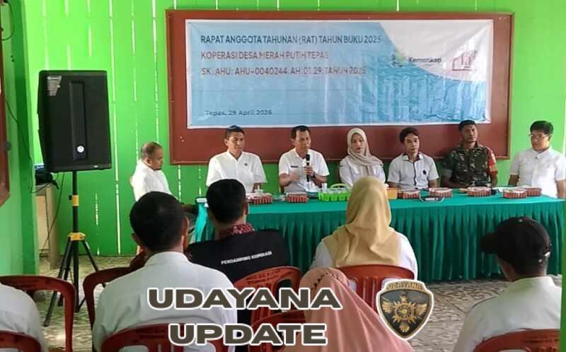Sinergi Babinsa dan Pemerintah Desa, RAT Koperasi Merah Putih Tepas Sukses Digelar