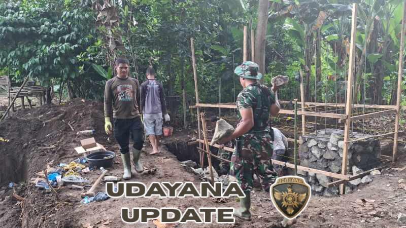 Peran Aktif Babinsa Dorong Percepatan Pembangunan Jembatan di Dompu