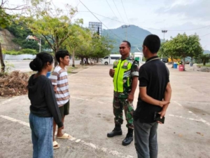 Babinsa Jatibaru Dorong Penyelesaian Masalah secara Damai