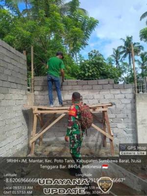 Dukung Program Pemerintah, Babinsa Aktif Lakukan Pengawasan di Wilayah Binaan