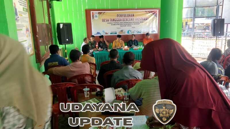 Babinsa Desa Tepas Ikuti Penyuluhan Desa Tangguh Bencana (DESTANA) Tahun 2026