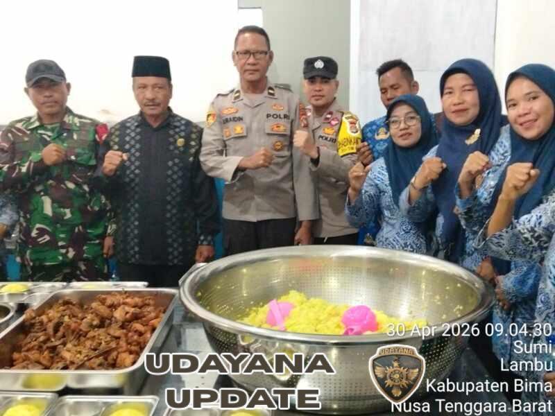 Sinergi TNI-Polri dan Pemerintah Sukseskan Program MBG di Desa Sumi