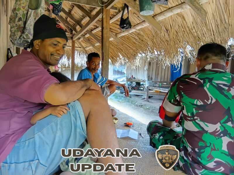 Babinsa Pahunga Lodu Aktif Monitoring Wilayah dan Jalin Komunikasi dengan Warga Hadakamali