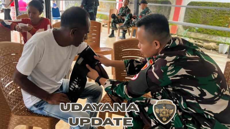 Yonarmed 12 Kostrad Hadirkan Layanan Kesehatan Gratis untuk Warga Perbatasan