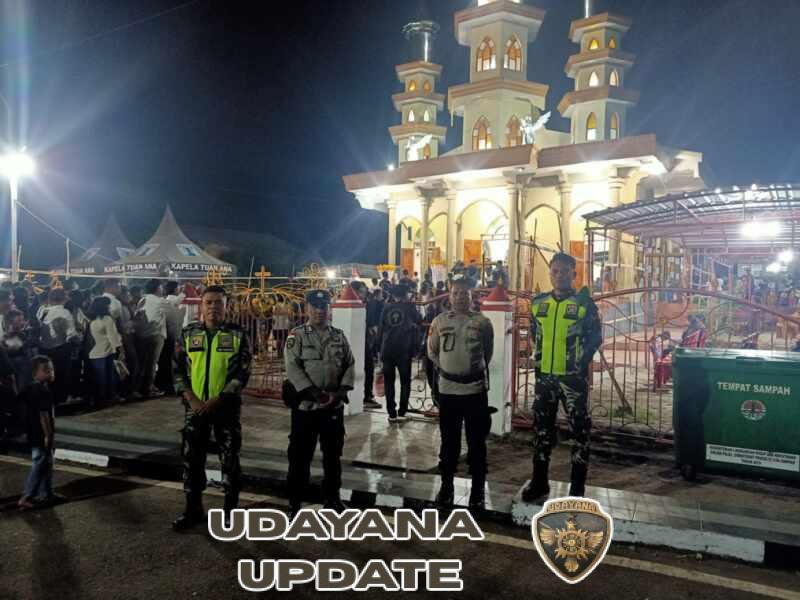 Pengamanan Kapela Tuan Ma, Kodim 1624/Flotim Pastikan Ibadah Berjalan Aman dan Khidmat