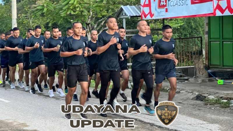 Yonarmed 12 Kostrad Jaga Kebugaran Prajurit Lewat Lari 5K di Atambua