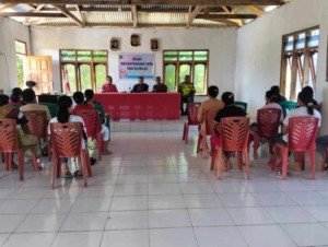 Babinsa Satar Mese Turun Tangan, Edukasi Warga Cekaluju Lawan Stunting