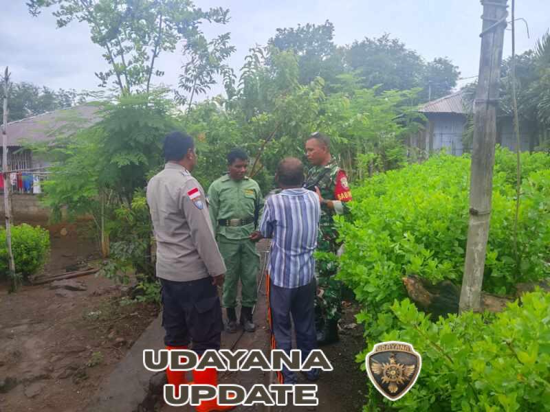 Babinsa dan Bhabinkamtibmas Tingkatkan Keamanan Desa Waiula Melalui Monitoring Wilayah