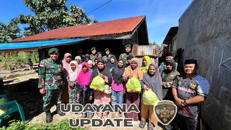 Yonarmed 12 Kostrad Tebar Kepedulian Lewat Jumat Berkah di Atambua
