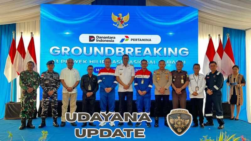 Kasdim 1603/Sikka Hadiri Groundbreaking Fuel Terminal Maumere, Perkuat Ketahanan Energi di NTT