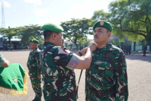 Danrem 161/Wira Sakti Pimpin Upacara Korps Kenaikan Pangkat Periode 1 April 2026