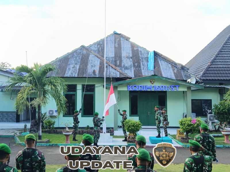 Kasdim 1601/Sumba Timur Pimpin Upacara 17-an, Bacakan Amanat Panglima TNI