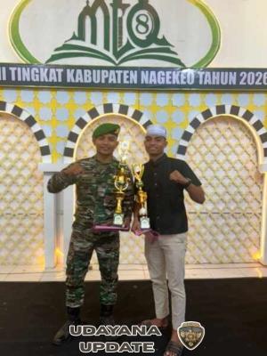 Prajurit Yonif TP 834/WM Bersinar di MTQ Nagekeo 2026, Borong Prestasi dan Harumkan Nama Satuan