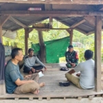 ‎Melalui Komsos, Babinsa dan Muspika Lantung Pererat Silaturahmi Demi Keamanan Wilayah