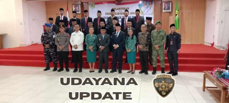 Pasi Ops Kodim 1630/Mabar Hadiri Pelantikan Pejabat Pimpinan Tinggi Pratama Pemda Manggarai Barat