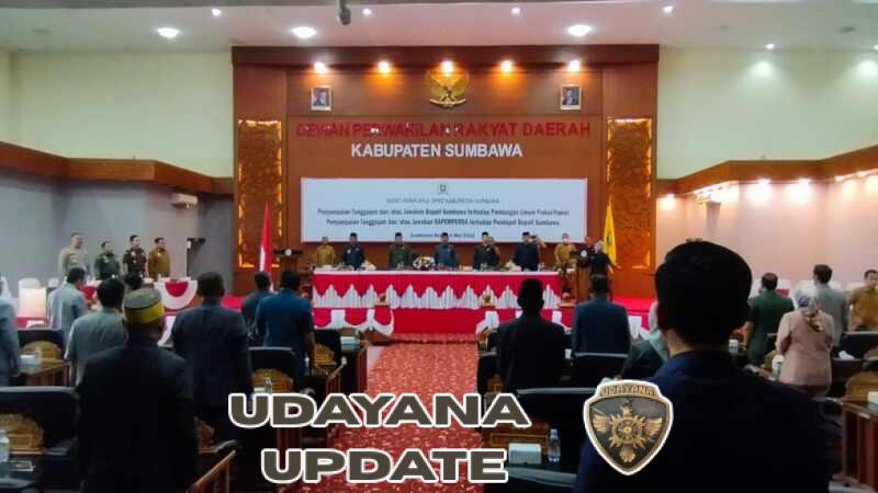 Kehadiran Kodim 1607/Sumbawa di Paripurna DPRD, Wujud Dukungan Pembangunan Daerah