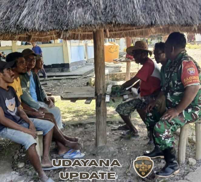 Wujudkan Lingkungan Harmonis, Babinsa Himbau Warga Selesaikan Masalah dengan Baik