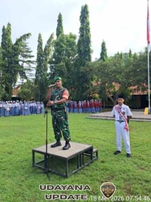 Koramil 1607-04/Alas Hadir di Tengah Pelajar, Perkuat Semangat Kebangsaan