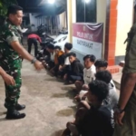 Malam Minggu Digelar Razia! Koramil, Polsek dan Kecamatan Tarano Tertibkan Balap Liar hingga Knalpot Brong