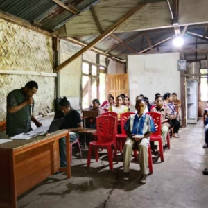 Babinsa Koramil 1624-03/Lembata Hadiri Rapat LKPPD Desa Bakalerek
