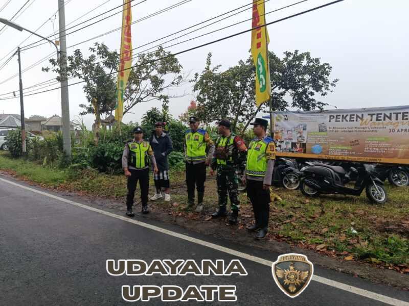 Sinergitas TNI-Polri Amankan Peken Tenten Wanagiri, UMKM dan Budaya Bangkit