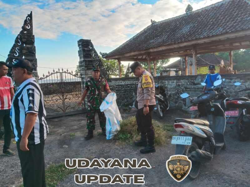 Sinergi Tanpa Batas, Babinsa Pengulon Hadiri Pencanangan Bulan Bhakti Gotong Royong di Pesisir Pantai Segara