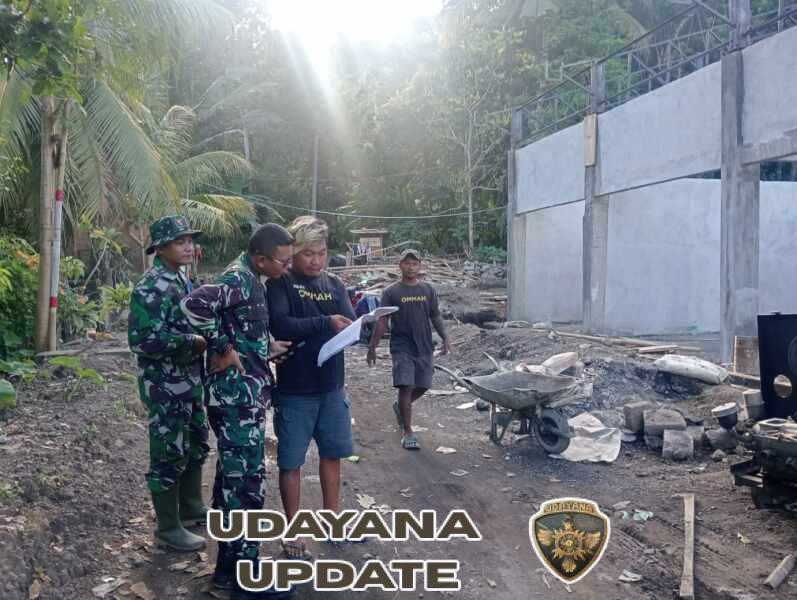 Dandim Klungkung Tinjau Pembangunan KDKMP Di Kecamatan Dawan