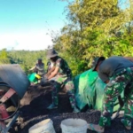 Gas Terus! TMMD ke-128 Kodim 1623/Karangasem Kebut Jalan Rabat Beton, Progres Capai 72,85 Persen.