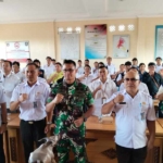Tingkatkan kesadaran hukum Masyarakat Desa, Satgas TMMD ke – 128 Kodim 1623/Karangasem gelar penyuluhan hukum