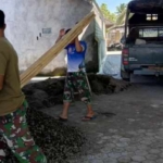 Material Bak Air Masjid Suralaga Mulai Berdatangan, TMMD Ke-128 Terus Berjalan
