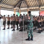 Tumbuhkan Rasa Cinta Tanah Air, Babinsa Mas Dampingi Lomba Pramuka Penggalang di Ubud
