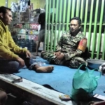 Babinsa Koramil 1614-03/Hu’u Pimpin Ronda Malam, Warga Adu Semakin Peduli Kamtibmas
