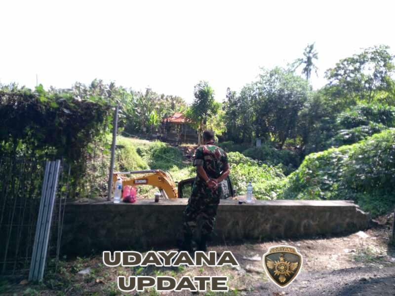 Dandim Gianyar Tinjau Pembangunan Jembatan Penghubung Saba–Adegan, Dukung Konektivitas Wilayah