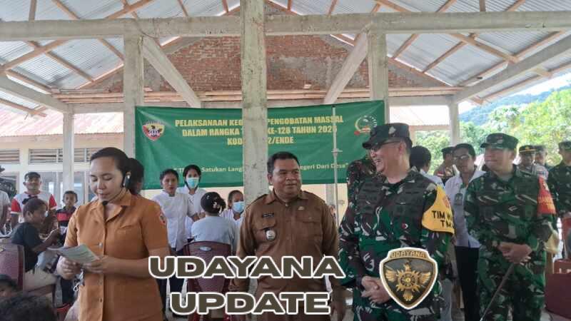 Antusias Warga Sambut Tim Wasev TMMD, Progres Pembukaan Jalan di Ende Capai 75 Persen