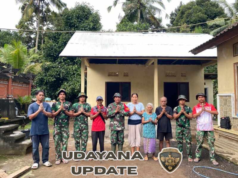Rehab RTLH TMMD Ke- 128 Kodim 1623/Karangasem Rampung 100 Persen, Rumah Bapak Putu Aristana di Desa Pempatan Siap Dihuni.