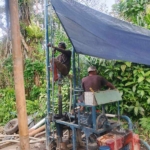 Pembangunan sumur bor oleh Satgas TMMD Ke-128 Kodim 1623/Karangasem mencapai 95 persen.