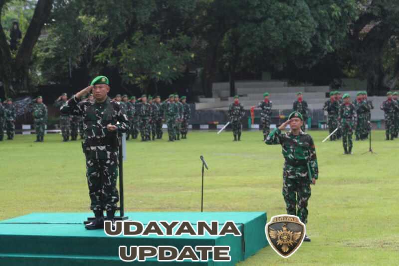 Kodim Gianyar dan Yonzipur 18/YKR Perkuat Jiwa Nasionalisme Lewat Upacara 17-an