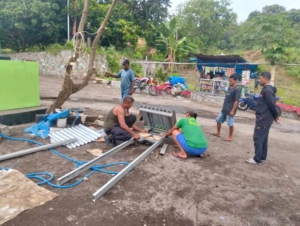 Progres TMMD ke-128, Tandon Air Bersih di Rukun Lima Kini Sudah Terpasang