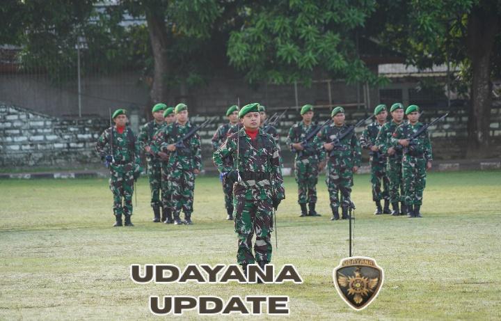 Kasilog Kasrem 163/WSa Pimpin Upacara Bendera Senin